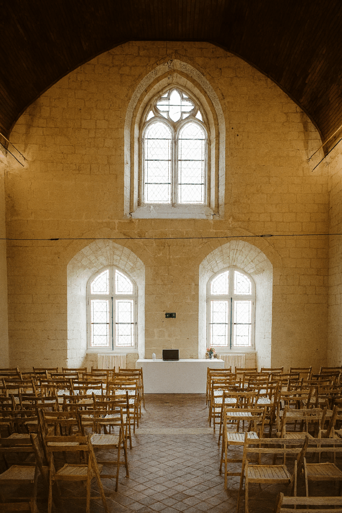 Séminaire dans une salle historique